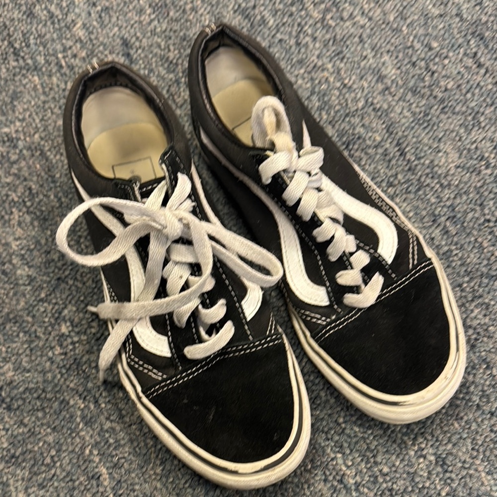 Vans Classic Sneakers - Women’s Size 7 - Black and White